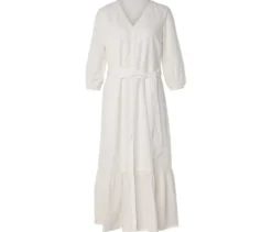 Blusenkleid mit Lochstickerei