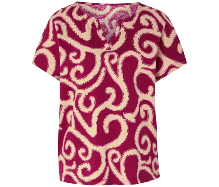 Blusenshirt aus Leinenmix