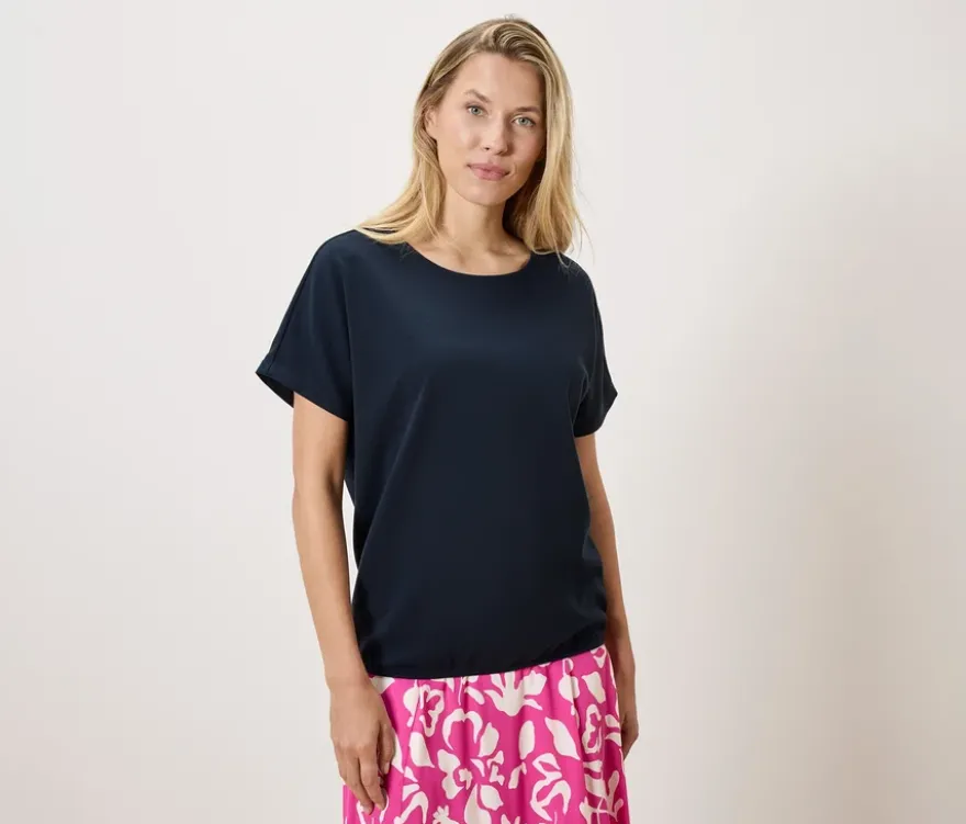 Blusenshirt, dunkelblau