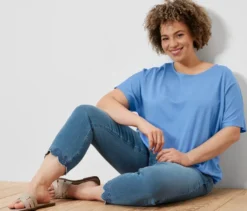 Blusenshirt, hellblau