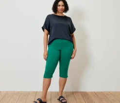 Blusenshirt im Materialmix, navy