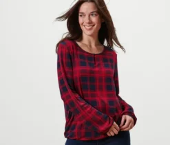 Blusenshirt, kariert