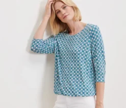 Blusenshirt mit Alloverprint