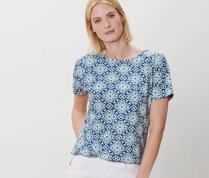 Blusenshirt mit Alloverprint