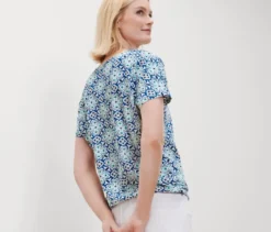 Blusenshirt mit Alloverprint