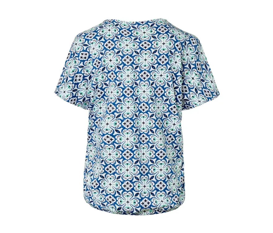 Blusenshirt mit Alloverprint