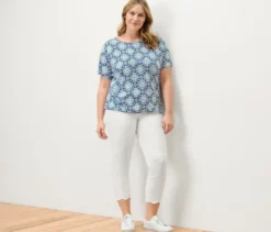 Blusenshirt mit Alloverprint