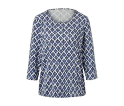 Blusenshirt mit Alloverprint