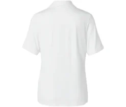 Blusenshirt mit Knopfleiste, weiß