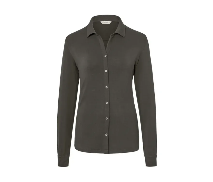 Blusenshirt mit Knopfleiste