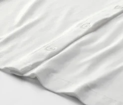 Blusenshirt mit Knopfleiste, weiß