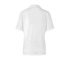Blusenshirt mit Knopfleiste, weiß