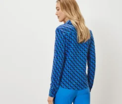 Blusenshirt mit Knopfleiste