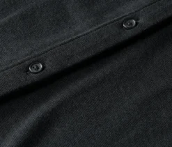 Blusenshirt mit Knopfleiste, schwarz