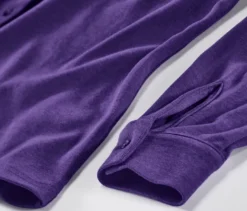 Blusenshirt mit Knopfleiste, lila