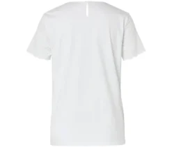 Blusenshirt mit Lochstickerei, weiß