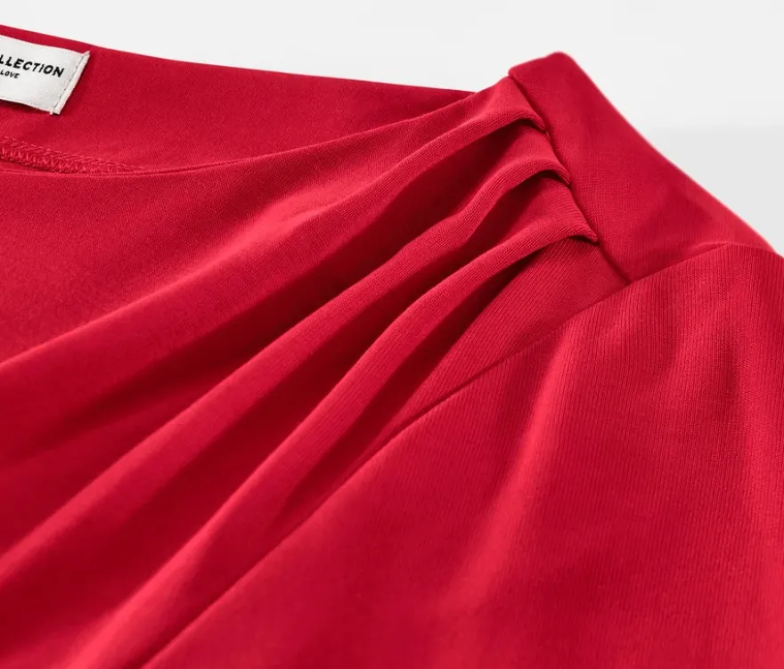 Blusenshirt mit Raffung