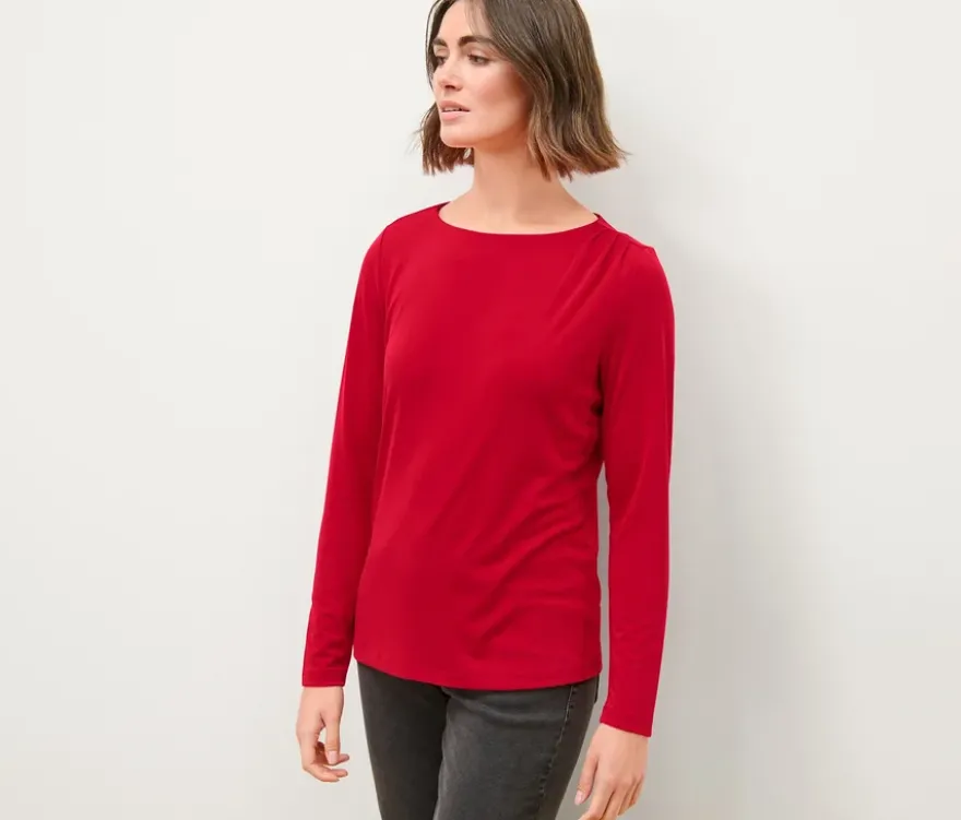 Blusenshirt mit Raffung
