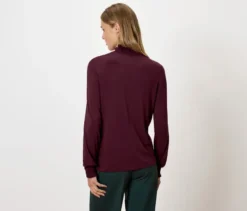 Blusenshirt mit Stehkragen