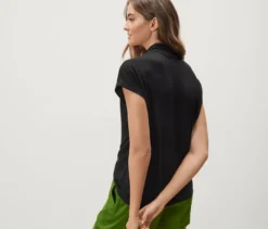 Blusenshirt mit V-Ausschnitt