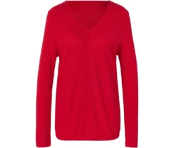 Blusenshirt, rot