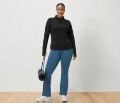 Bodyforming-Sporthose, blau