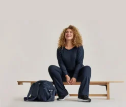 Bodyforming-Sporthose, blau