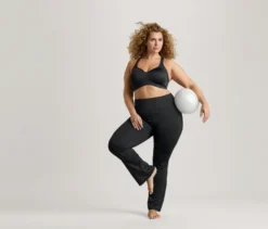 Bodyforming-Sporthose, schwarz