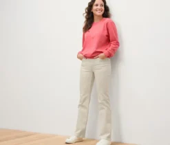 Bootcut Jeans ‒ Fit »Lou«, cremeweiß