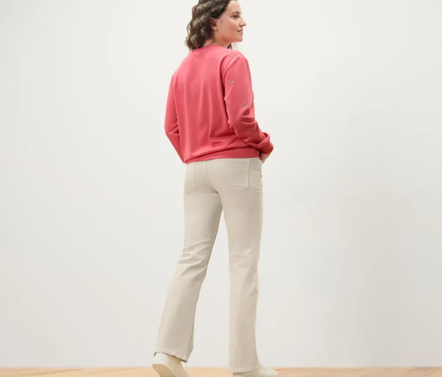 Bootcut Jeans ‒ Fit »Lou«, cremeweiß