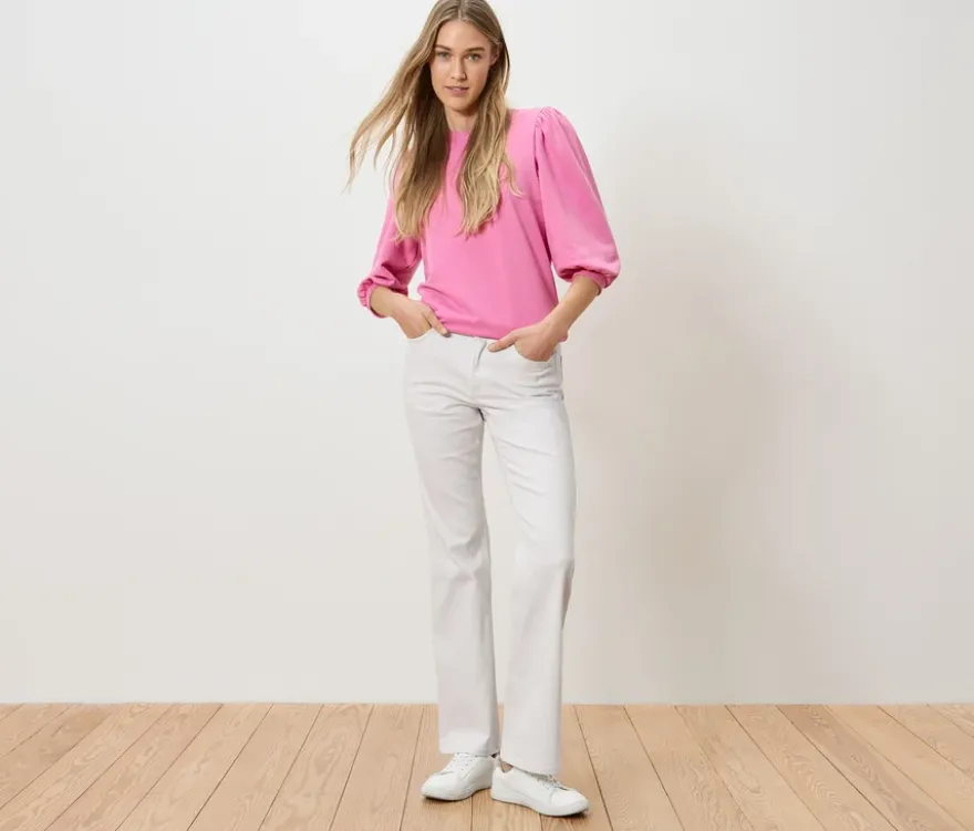 Bootcut Jeans ‒ Fit »Lou«, cremeweiß