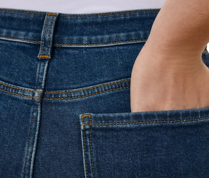 Bootcut Jeans – Fit »Lou«, dark blue