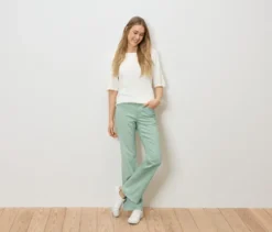 Bootcut Jeans ‒ Fit »Lou«, grün