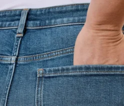 Bootcut Jeans – Fit »Lou«, mid blue