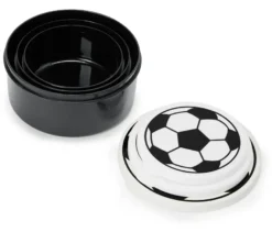 3 Brotdosen im Fußballdesign