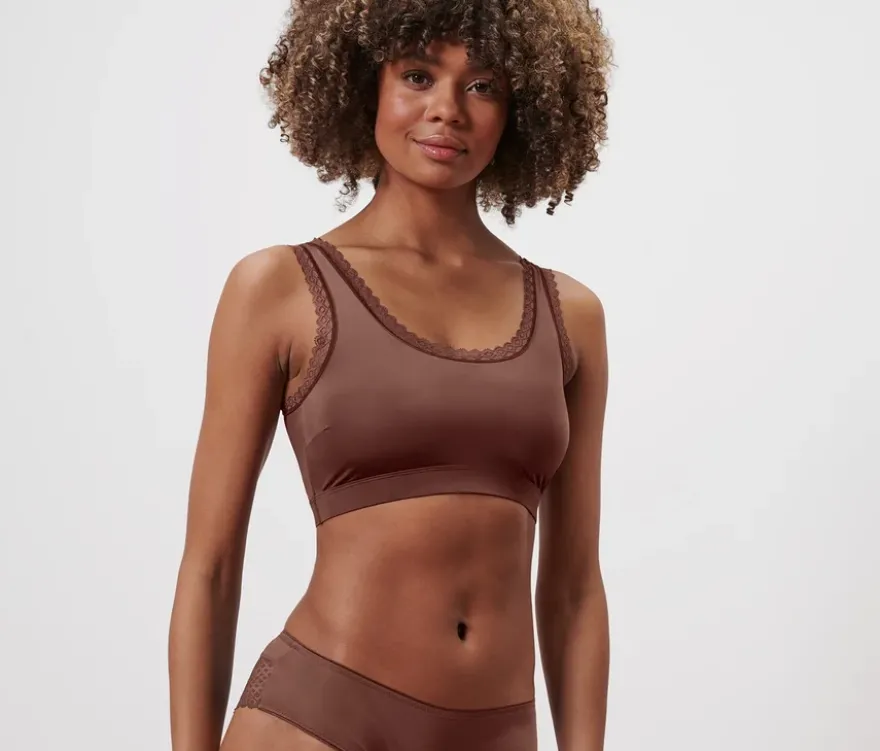 Bustier, kastanie