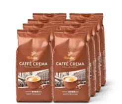 Caffè Crema Vollmundig - 8 x 1 kg Ganze Bohne