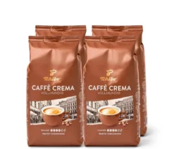 Caffè Crema Vollmundig - 4 x 1 kg Ganze Bohne