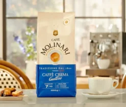 Caffè Molinari Caffè Crema Gustoso - 8 x 1 kg Ganze Bohne