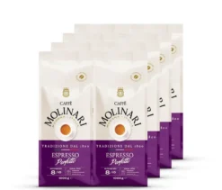 Caffè Molinari Espresso Perfetto - 8 x 1 kg Ganze Bohne
