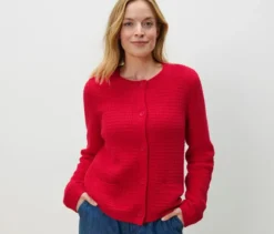 Cardigan aus Strukturstrick