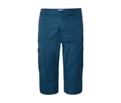 Cargo-Bermuda in 3/4-Länge, blau