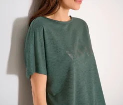 CECIL Kurzarmshirt, khaki