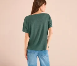 CECIL Kurzarmshirt, khaki
