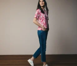 CECIL Kurzarmshirt, rosa