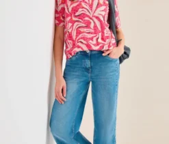 CECIL Kurzarmshirt, rosa