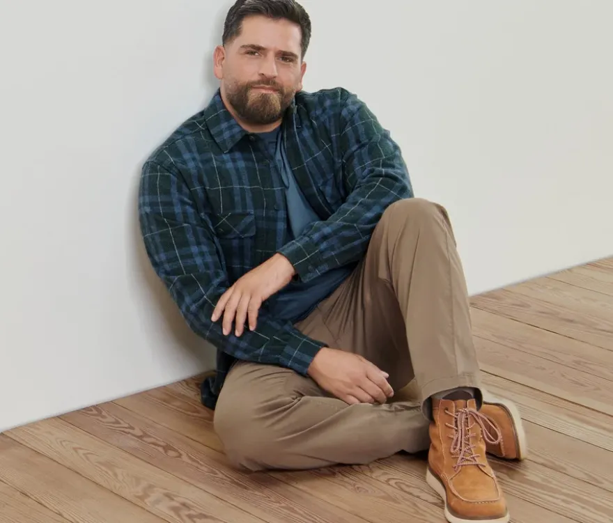 Chino, große Größen, beige