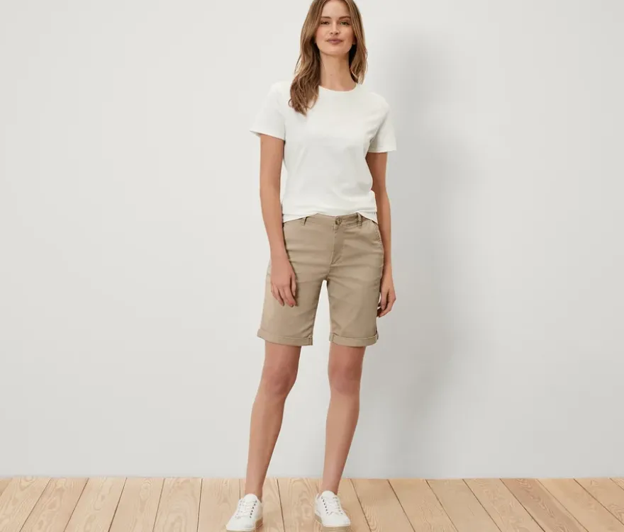 Chino-Shorts, beige