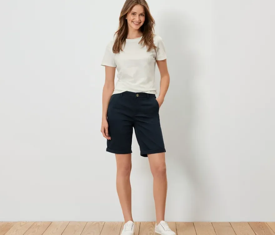Chino-Shorts, navy