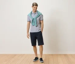 Chino-Shorts, navy